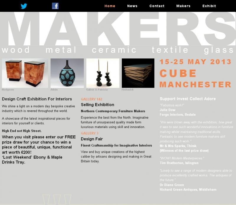 MAKERS Exhibition at Cube Gallery, Manchester
