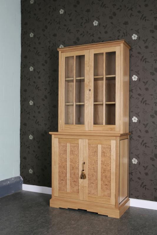Oak display cabinet by Chris Tribe