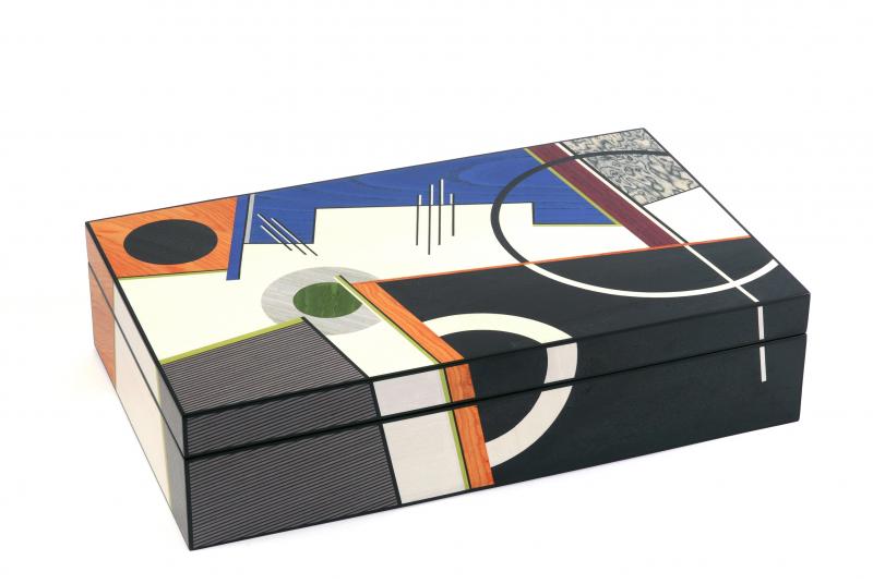 Marquetry box - Jazz by Christine Meyer-Eaglestone