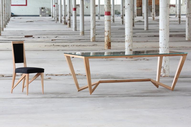Spyder dining table by Paul Case