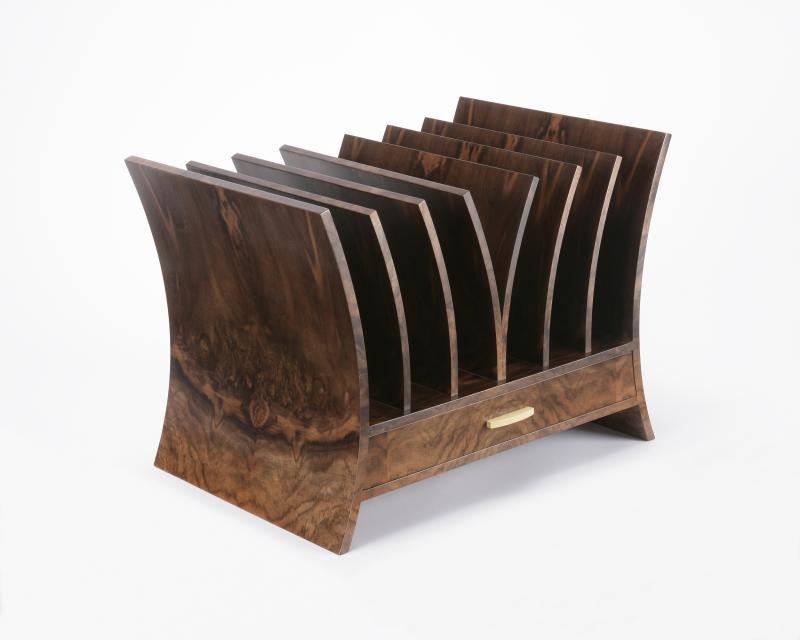 Burr Walnut Canterbury by Philip Dobbins