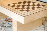 Chess table detail by Andrew Lawton