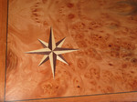 Compass table detail by Chris Tribe