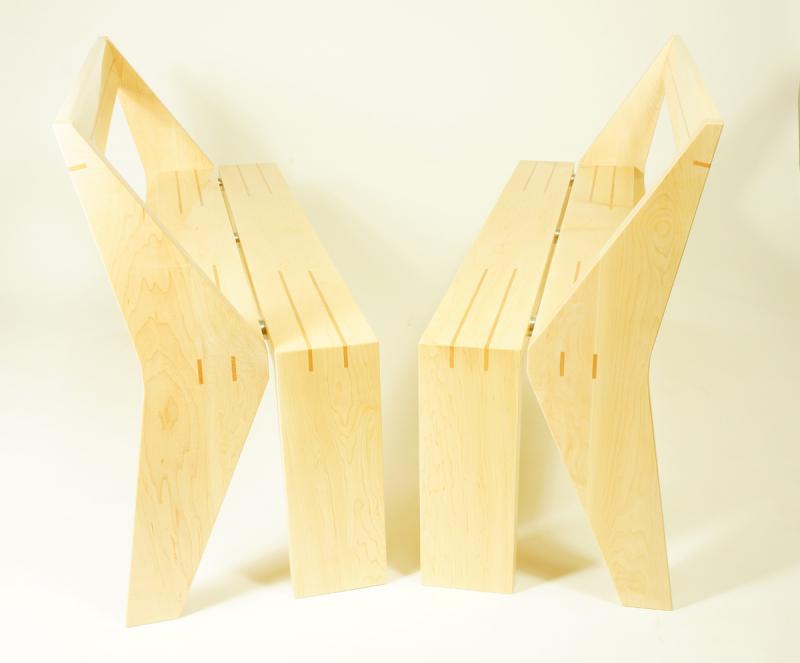 Dining bench by Dovetailors