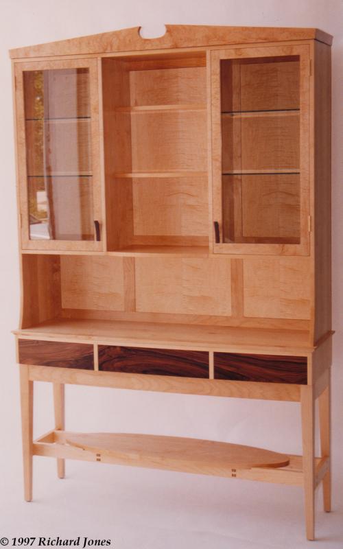 Maple and Rosewood Dresser by Richard Jones