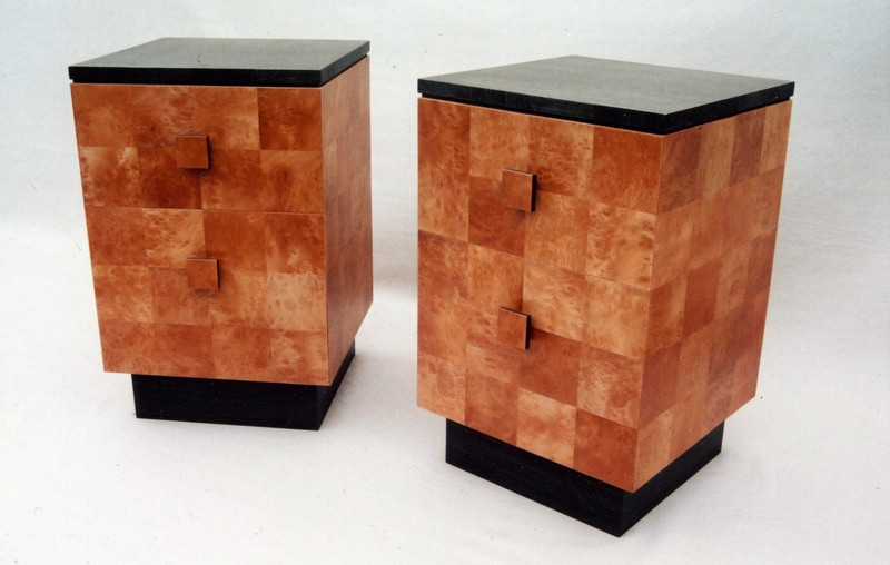 London Plane Deco bedside units by Suzanne Hodgson