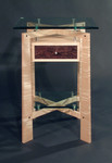 Bedside Table by Design in Wood